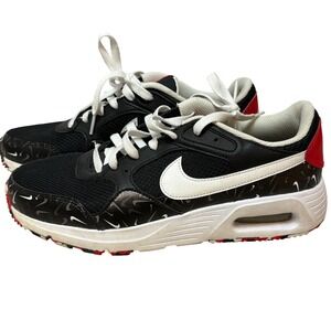 Nike Air Max SC Swooshfetti Black/Red Sneakers DM7587-001 Men's Size 8